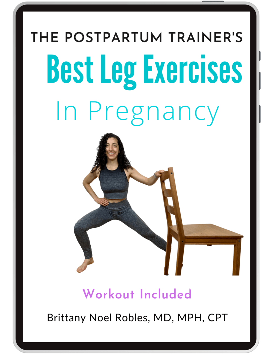pregnancy leg workout